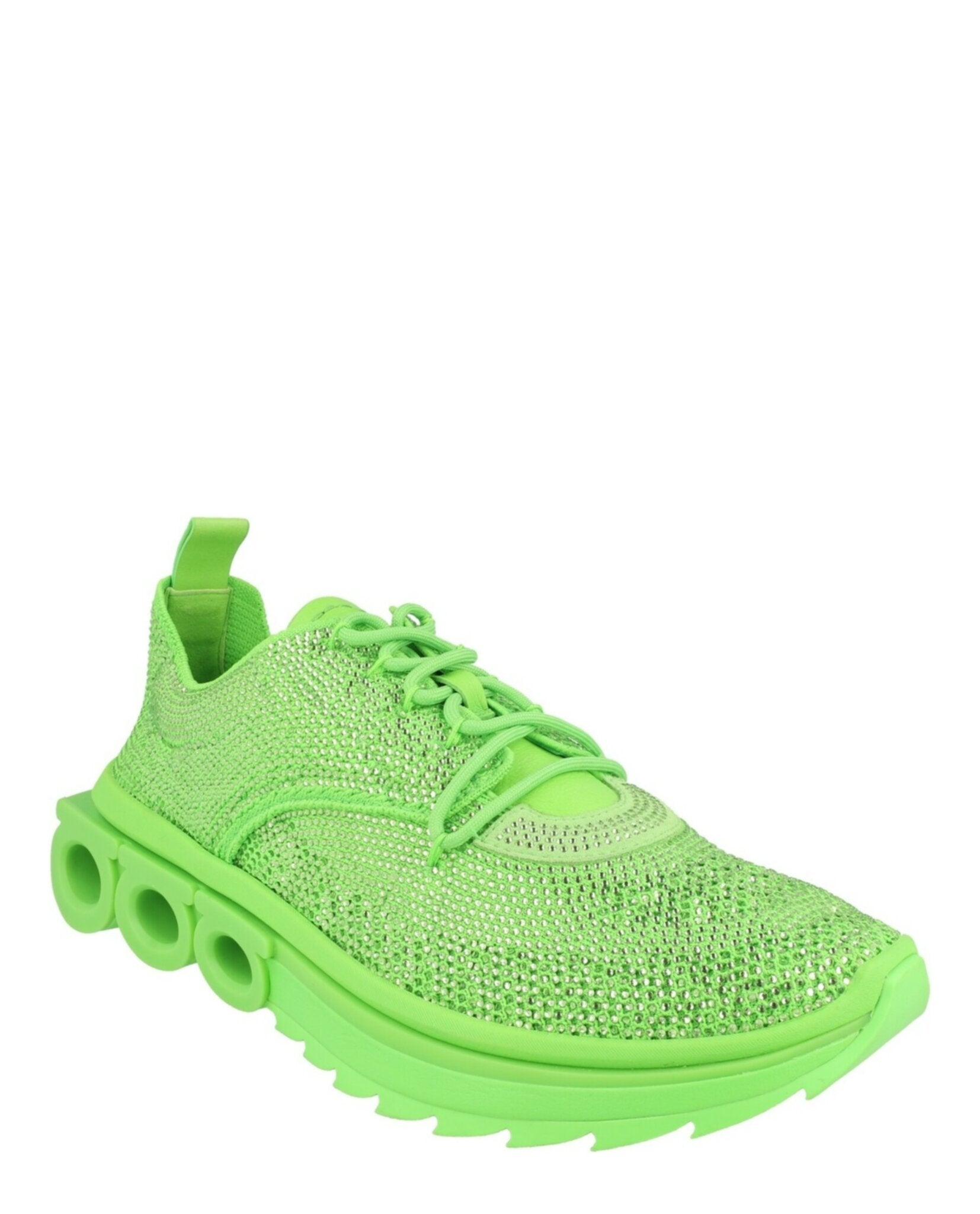Gancini Knit Low-Top Sneakers