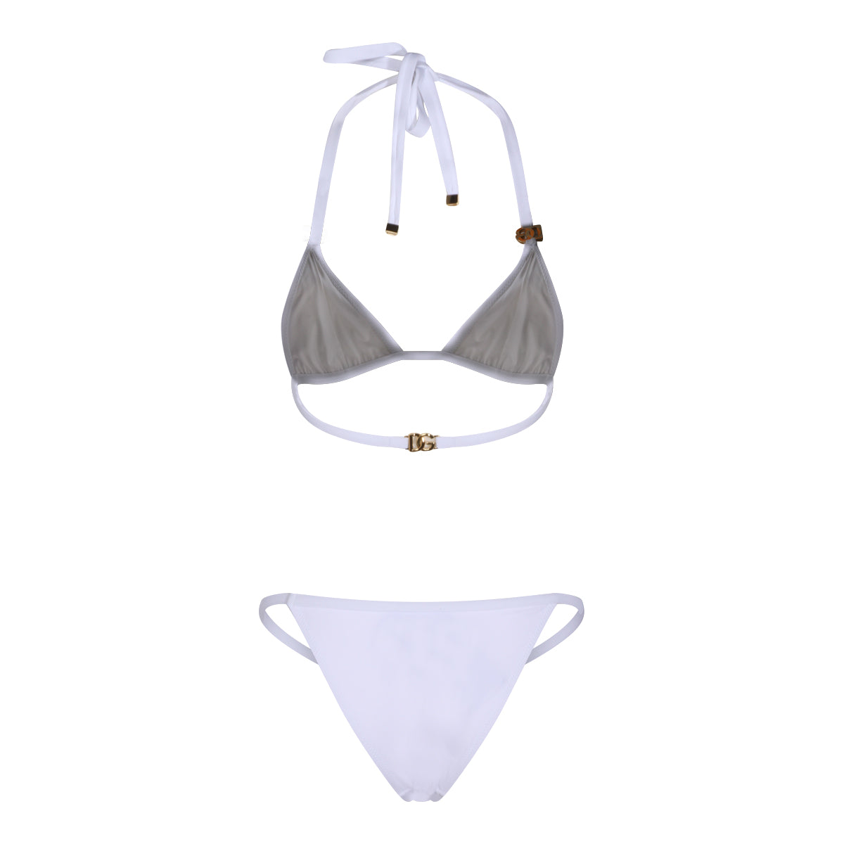 White Triangle Bikini