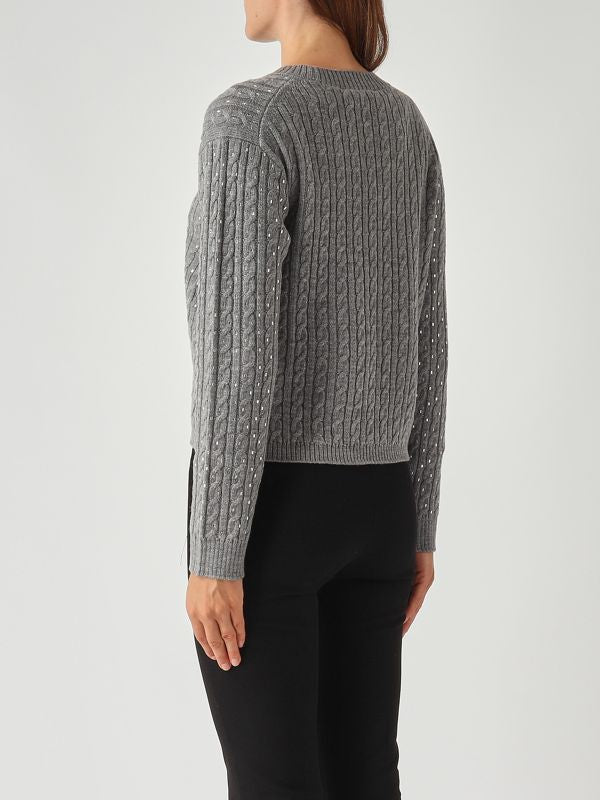 Ussuri Cable Knit Sweater In Virgin Wool