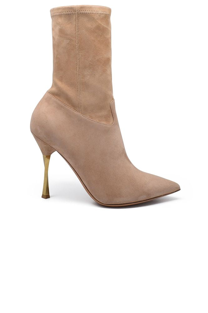 Twisted Heel Boots