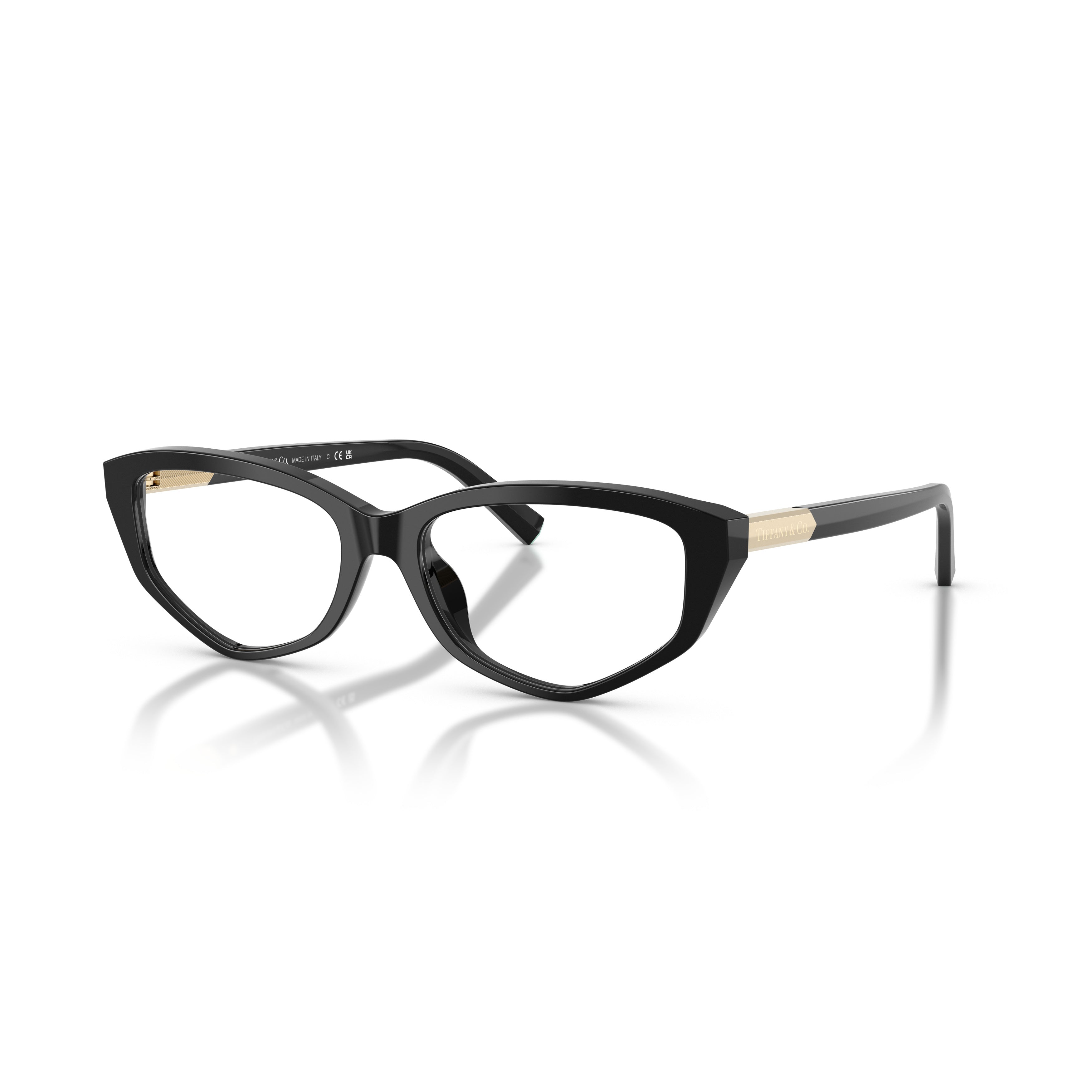 0tf2276 Cat-Eye Black Acetate Eyeglasses