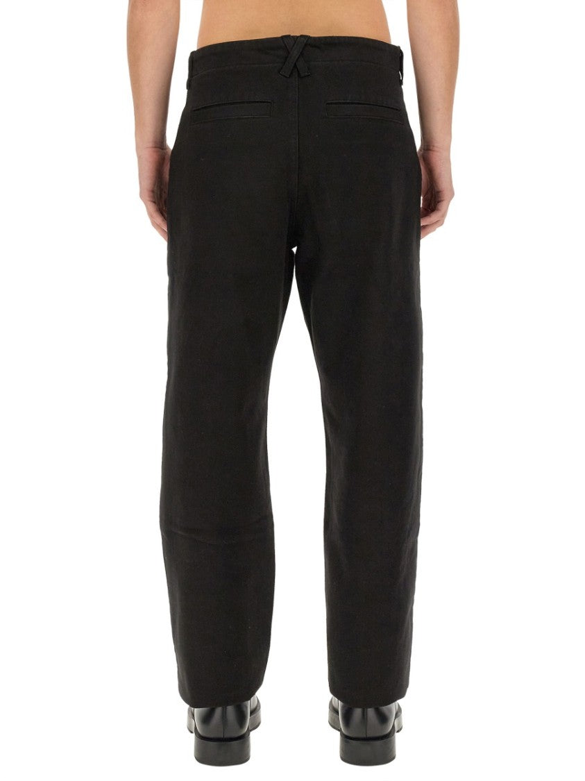 Relaxed Fit Black Denim Pants