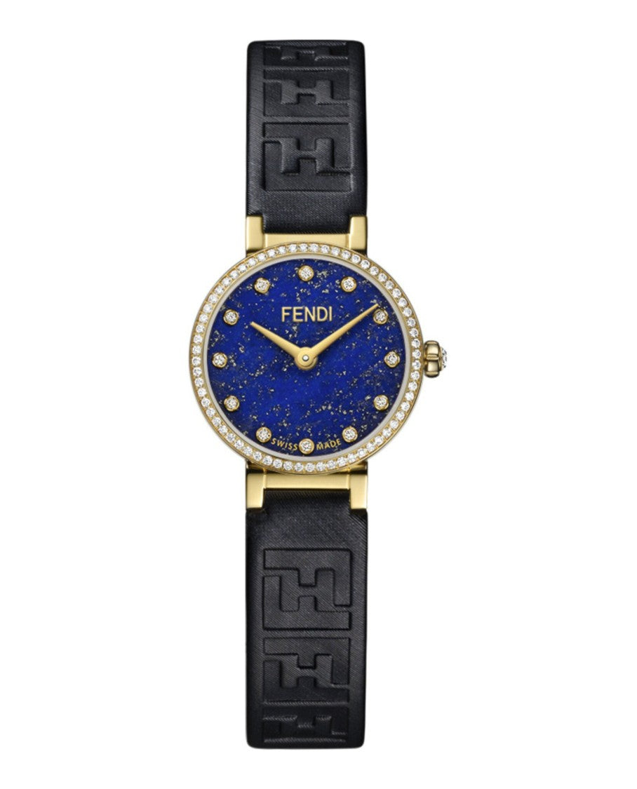19Mm Yellow Gold Fendi Diamond Watch