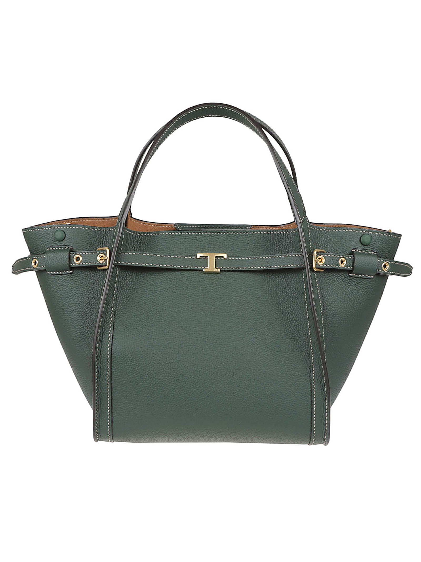 Structured Calfskin Shopping Bag