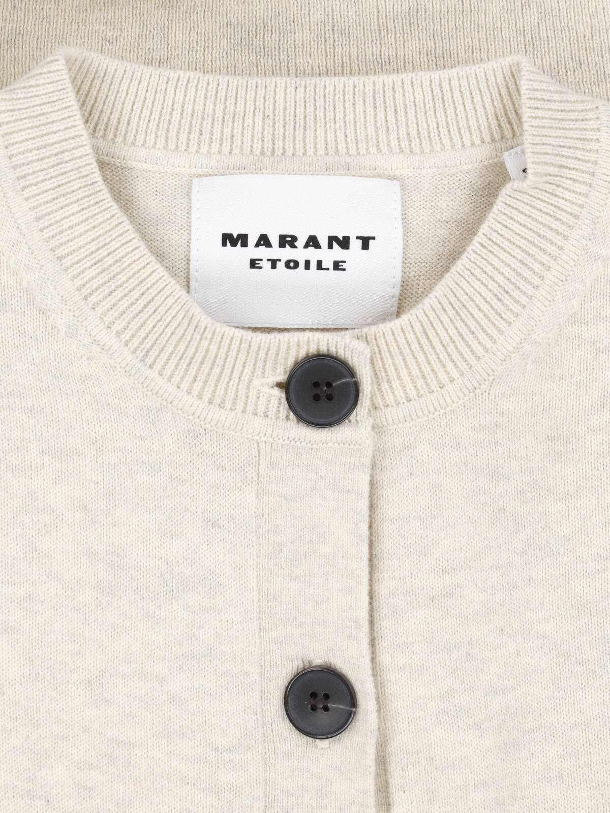 Cropped Sweater with Button-Down Front