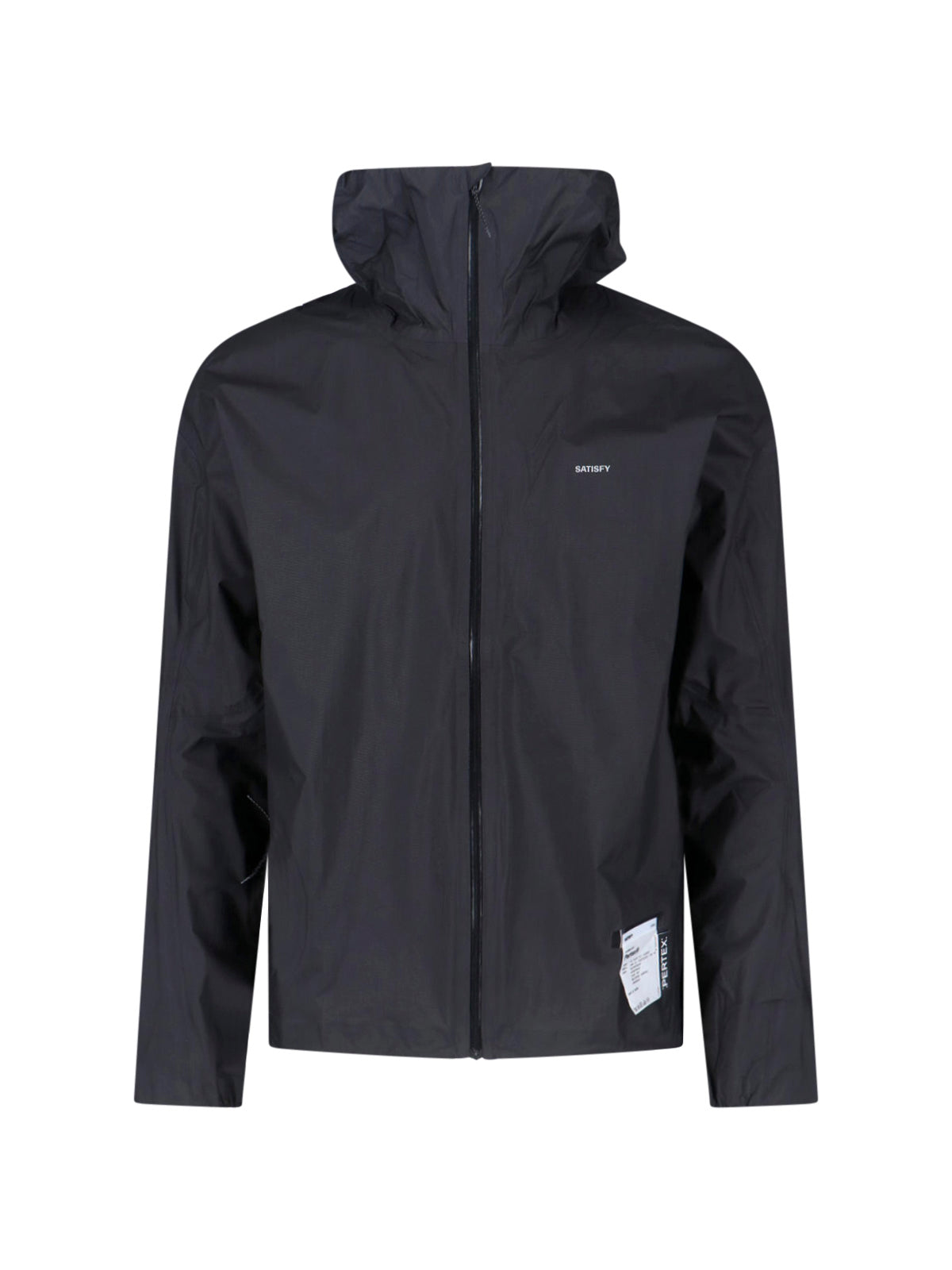 Black Pertex Functional Hooded Zip Jacket