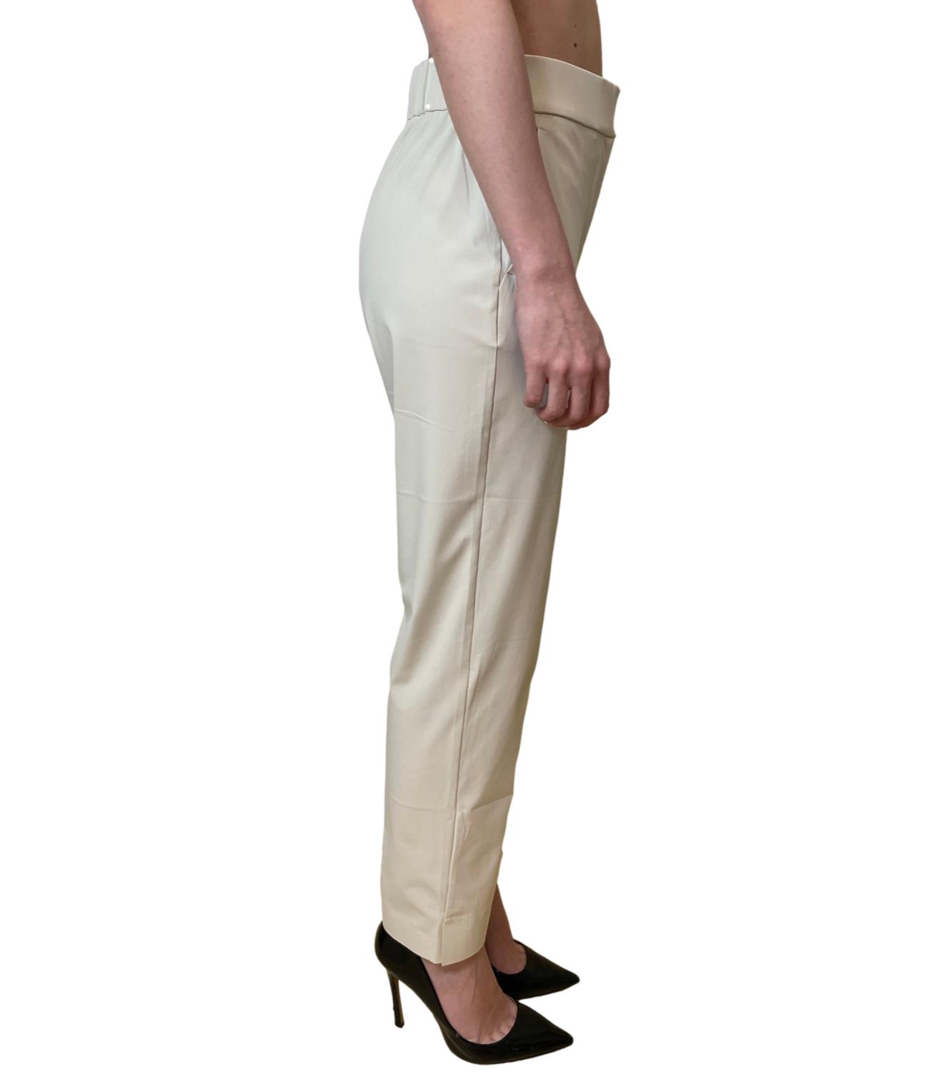 Ivory White Mmlpaio Polyamide Trousers
