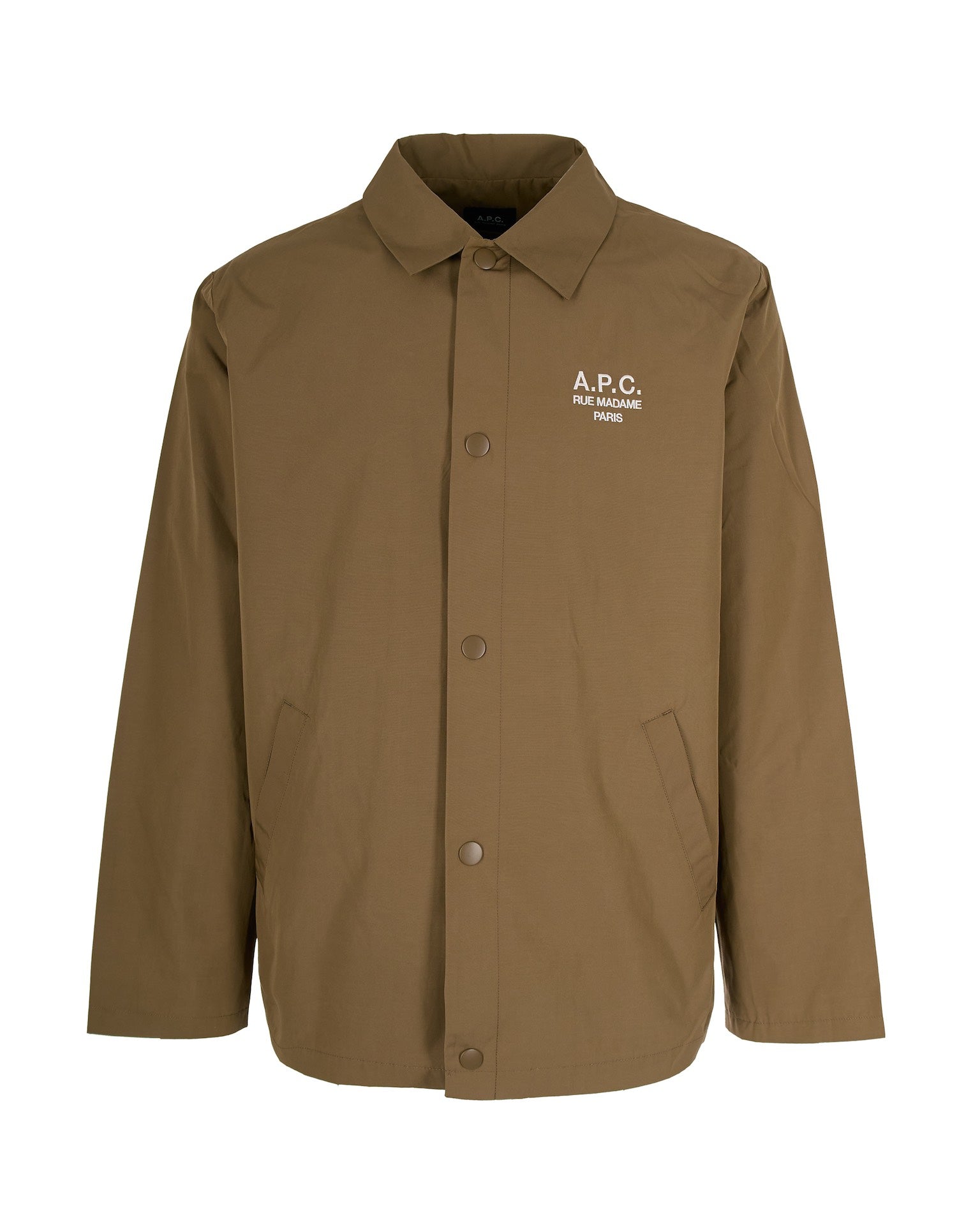 Jacket with logo embroidery