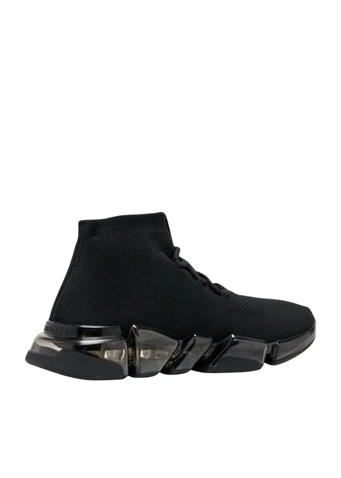 Sock-like Black Sneakers with Futuristic Sole