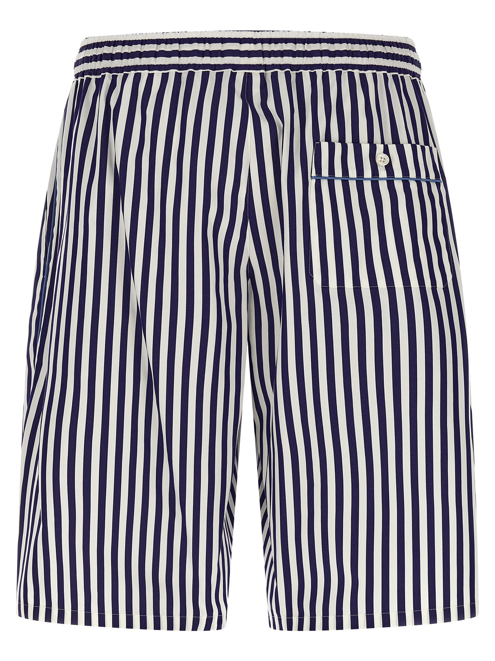 Striped Bermuda Shorts