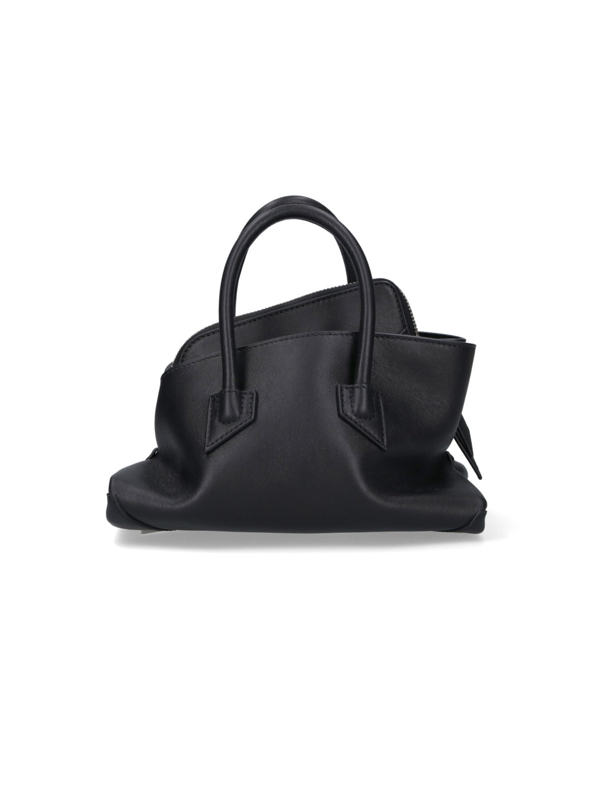 Black La Passeggiata Asymmetrical Leather Bag