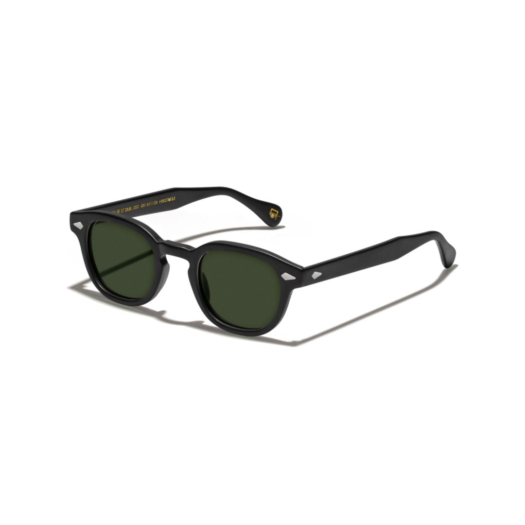 Or-Lem-S Lemtosh Sun Round Frame Sunglasses with Glossy Finish