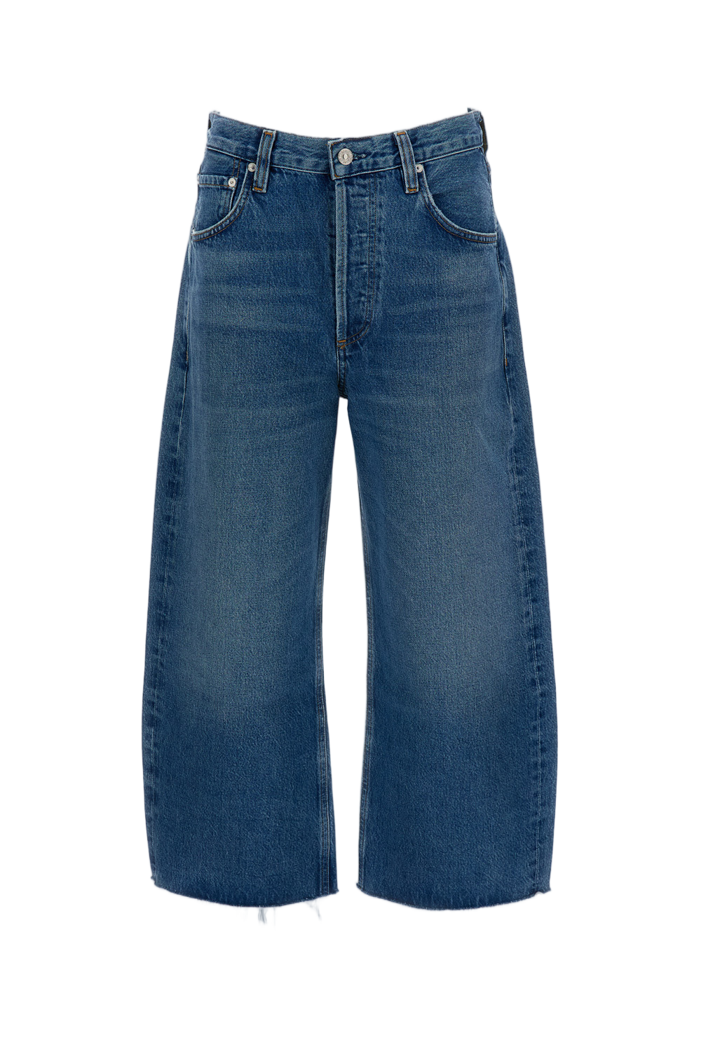 Chaya Wash Rigid Denim Cropped Jeans