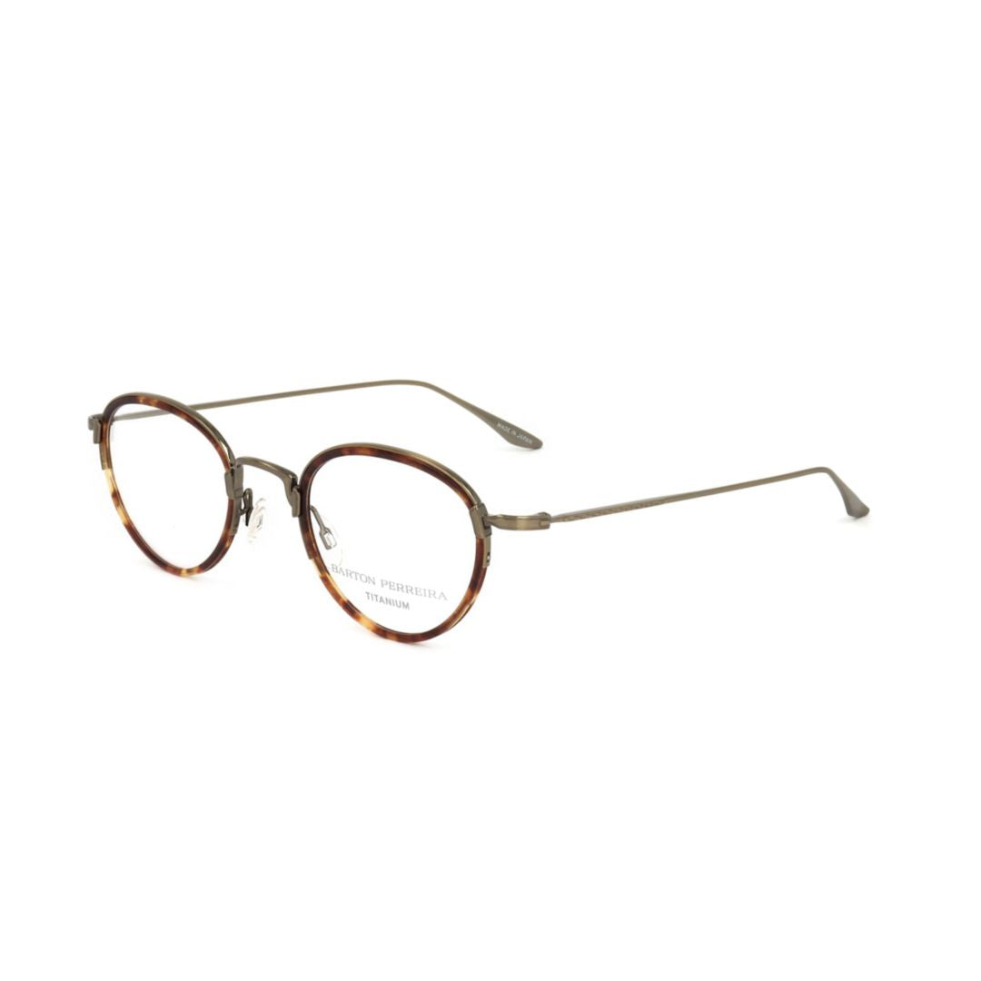 Bp5003 480lz Tortoiseshell Round Frame Eyeglasses with Metallic Temples