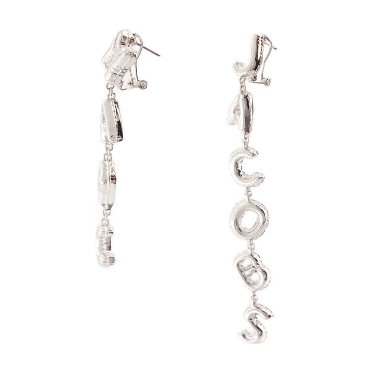 Balloon Earrings - Metal - Silver