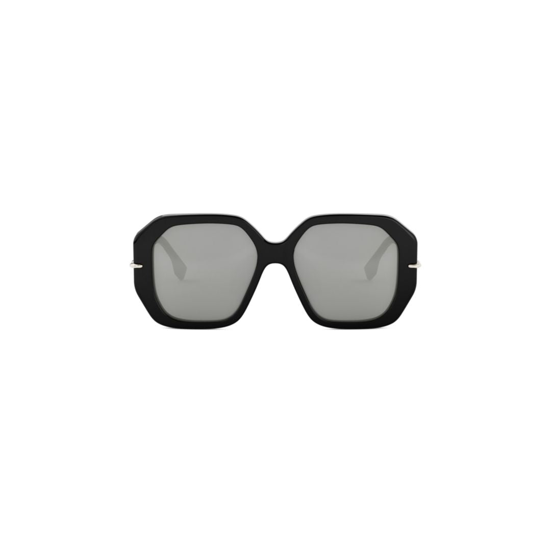 Fe40173i Oversized Geometric Frame Sunglasses