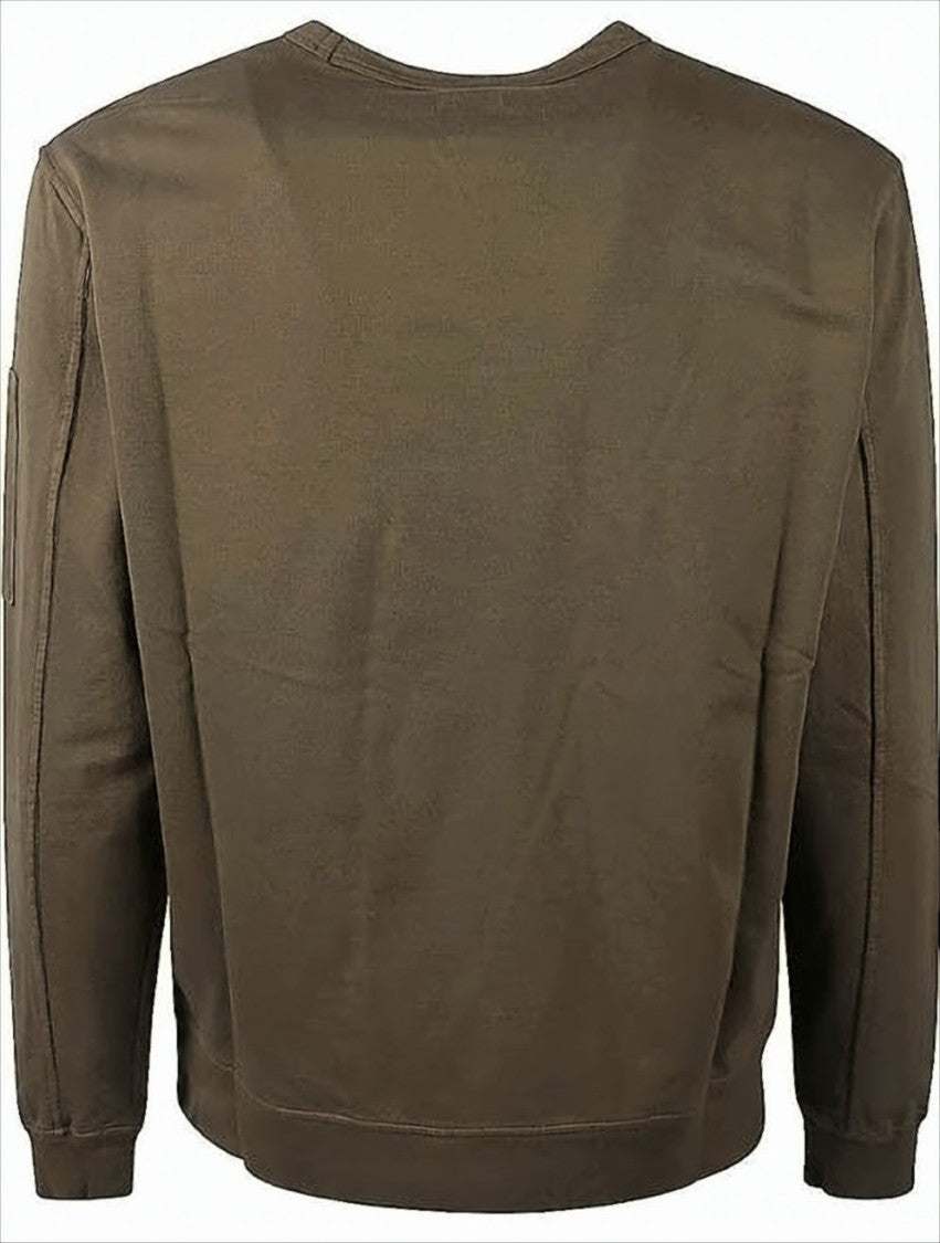 Long-Sleeve Crewneck Sweatshirt with Minimalist Design