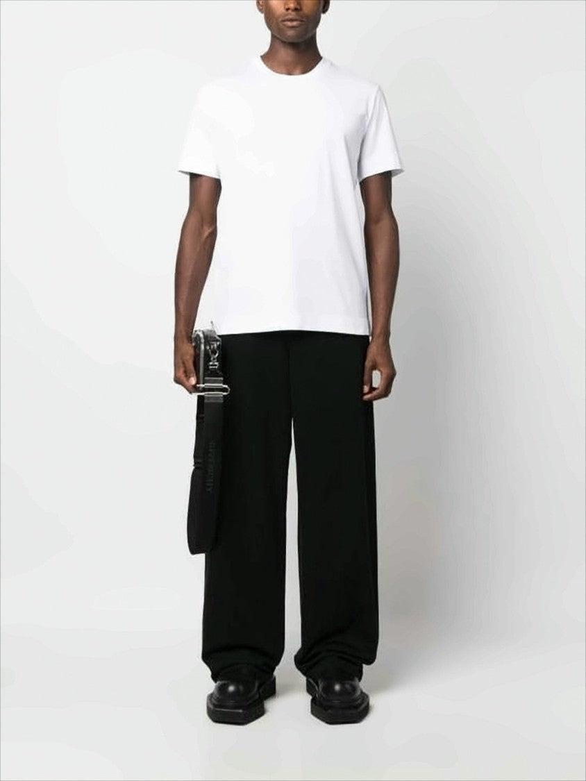 Classic Crew Neck Short-Sleeve T-Shirt with Minimalist Design