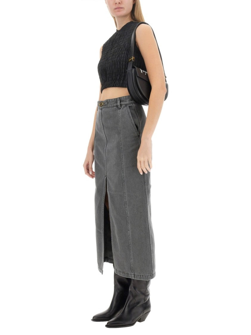 Textured Crinkled Cropped Top