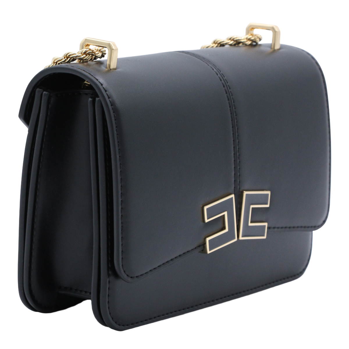 Structured Black Bag with Minimalist Design