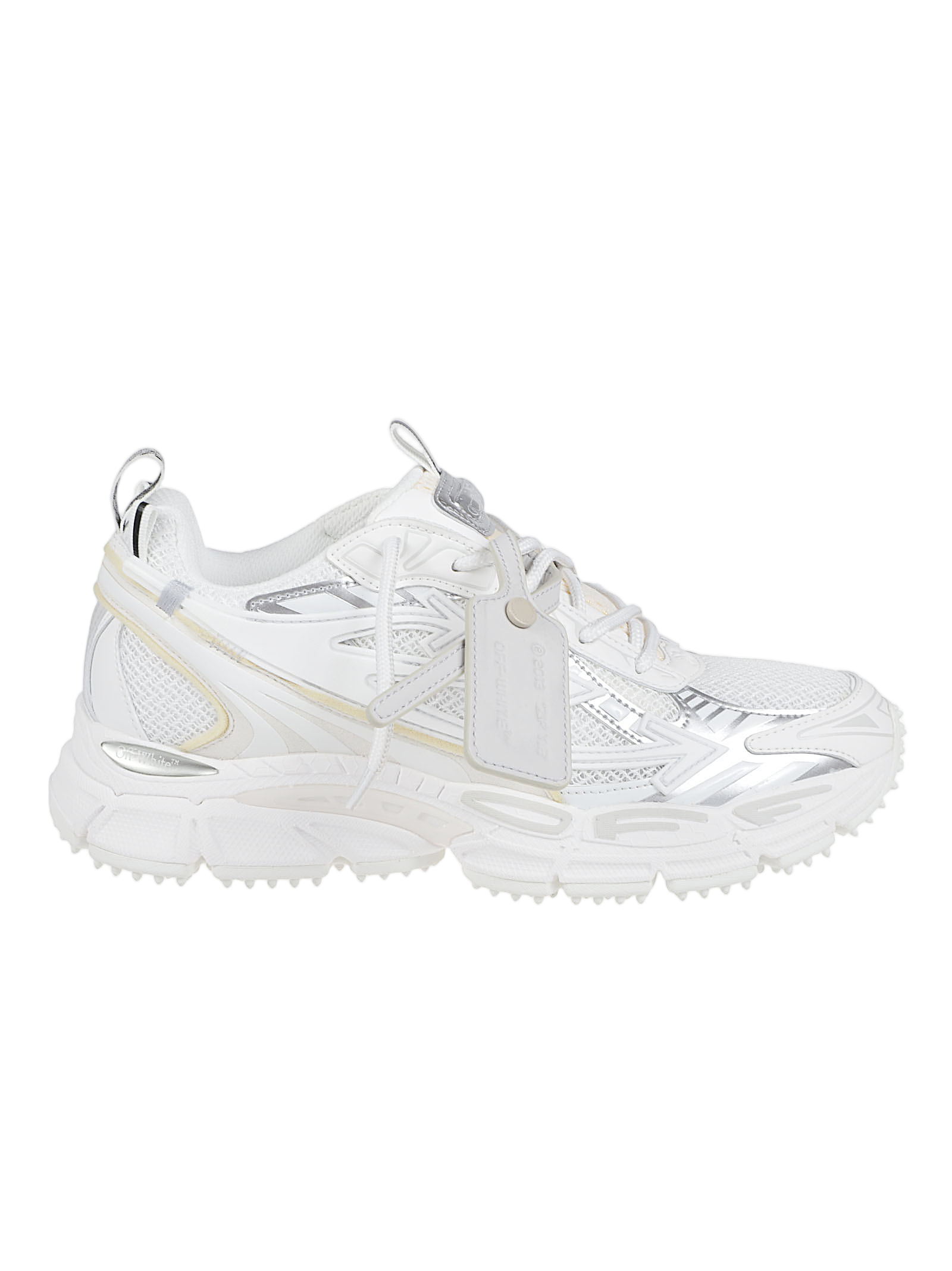 Futuristic Chunky Sole Sneakers with Reflective Accents