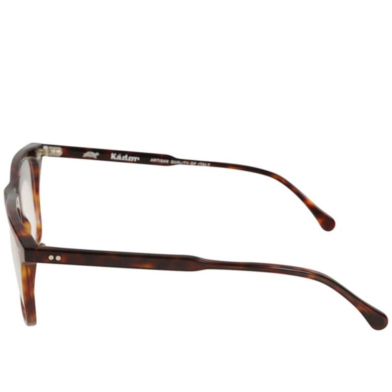 Greg Rectangular Tortoiseshell Eyeglasses with Glossy Finish