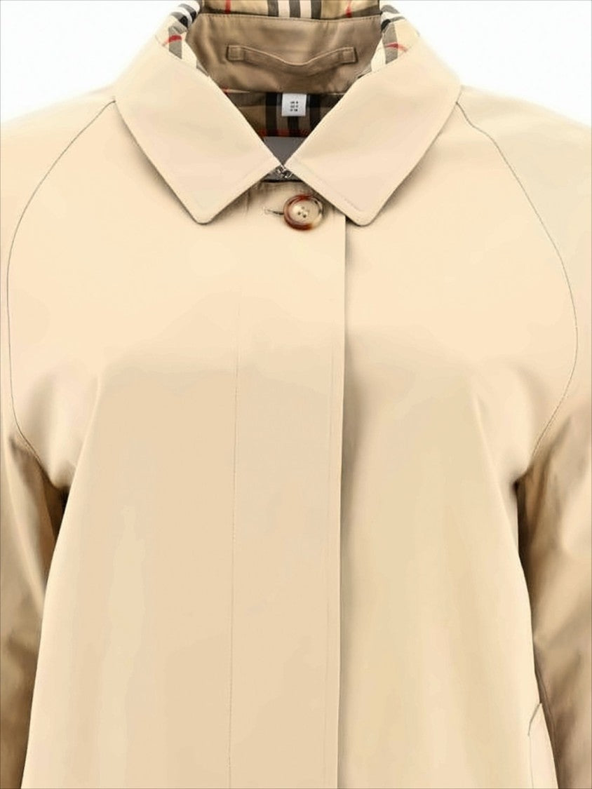 Minimalist Cotton Coat With Tailored Silhouette