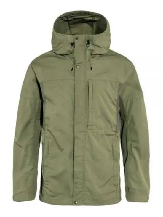Hooded Padded Jacket With Concealed Zipper And Utility Pockets