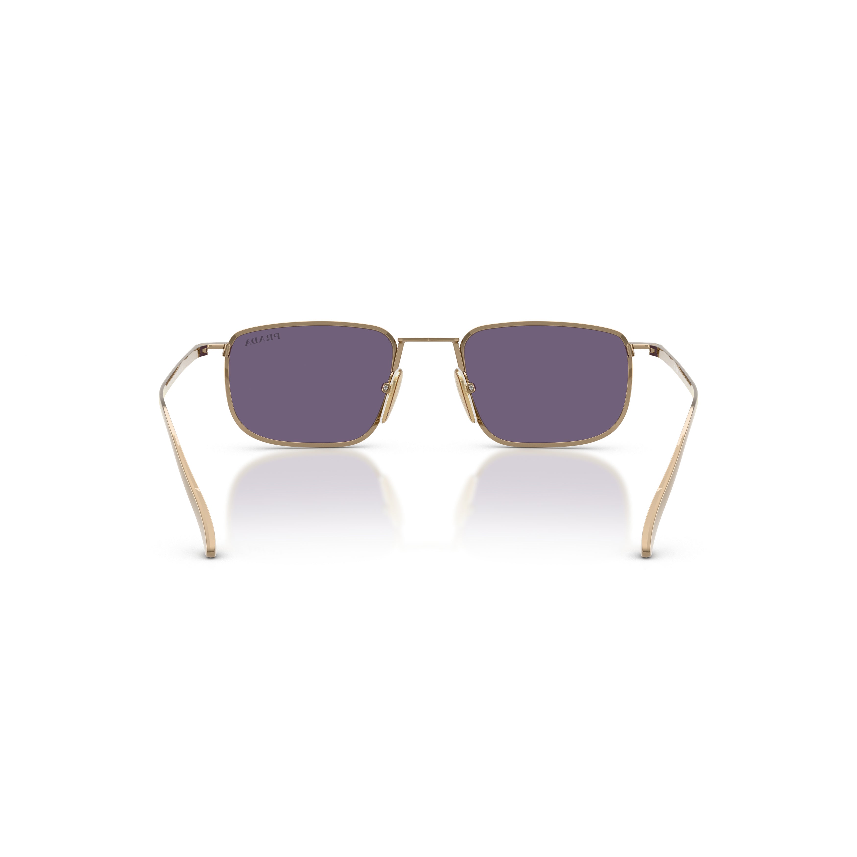 0pr D52s Rectangular Metal Sunglasses