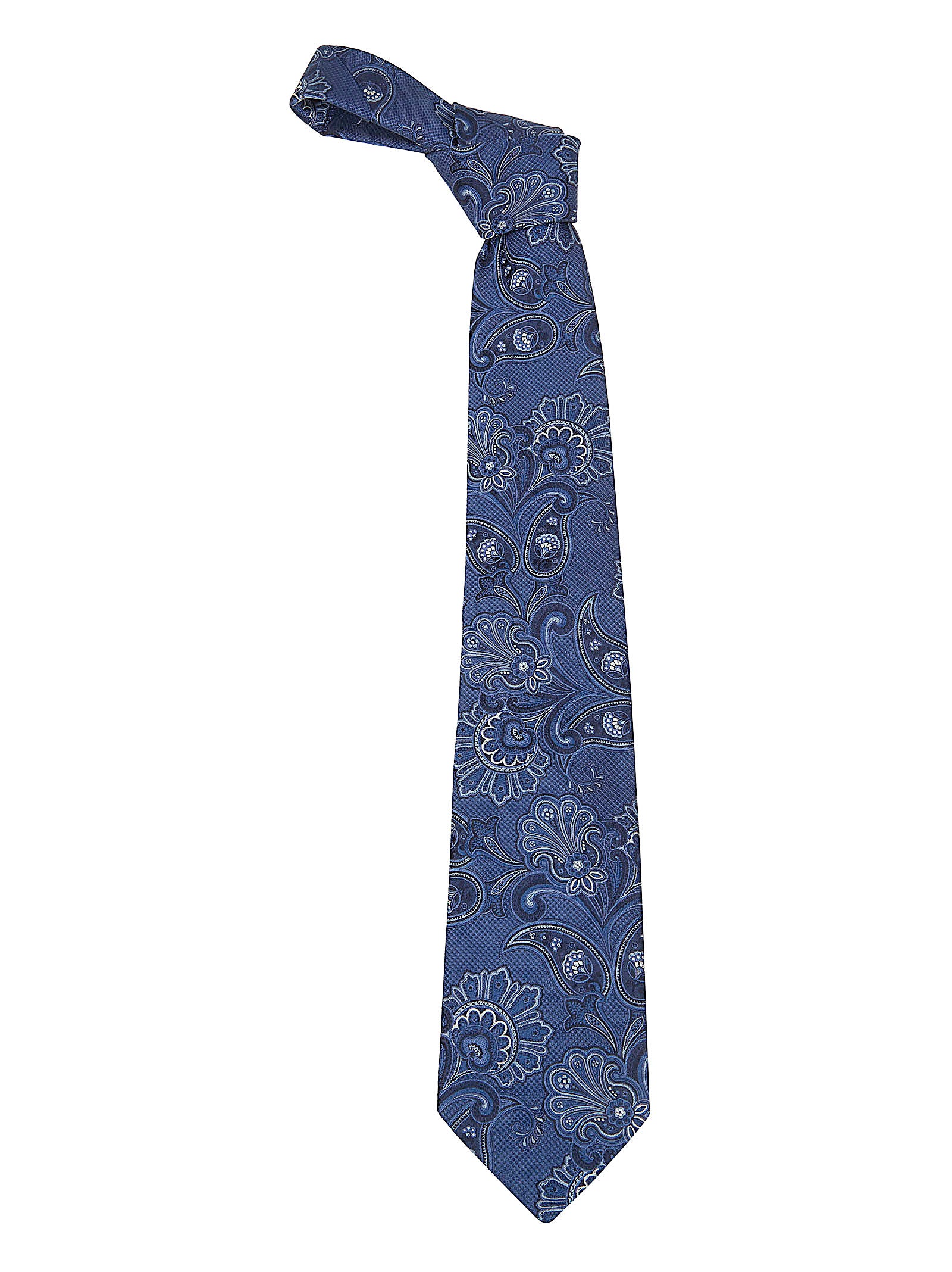 Floral Paisley Pattern Silk Jacquard Tie
