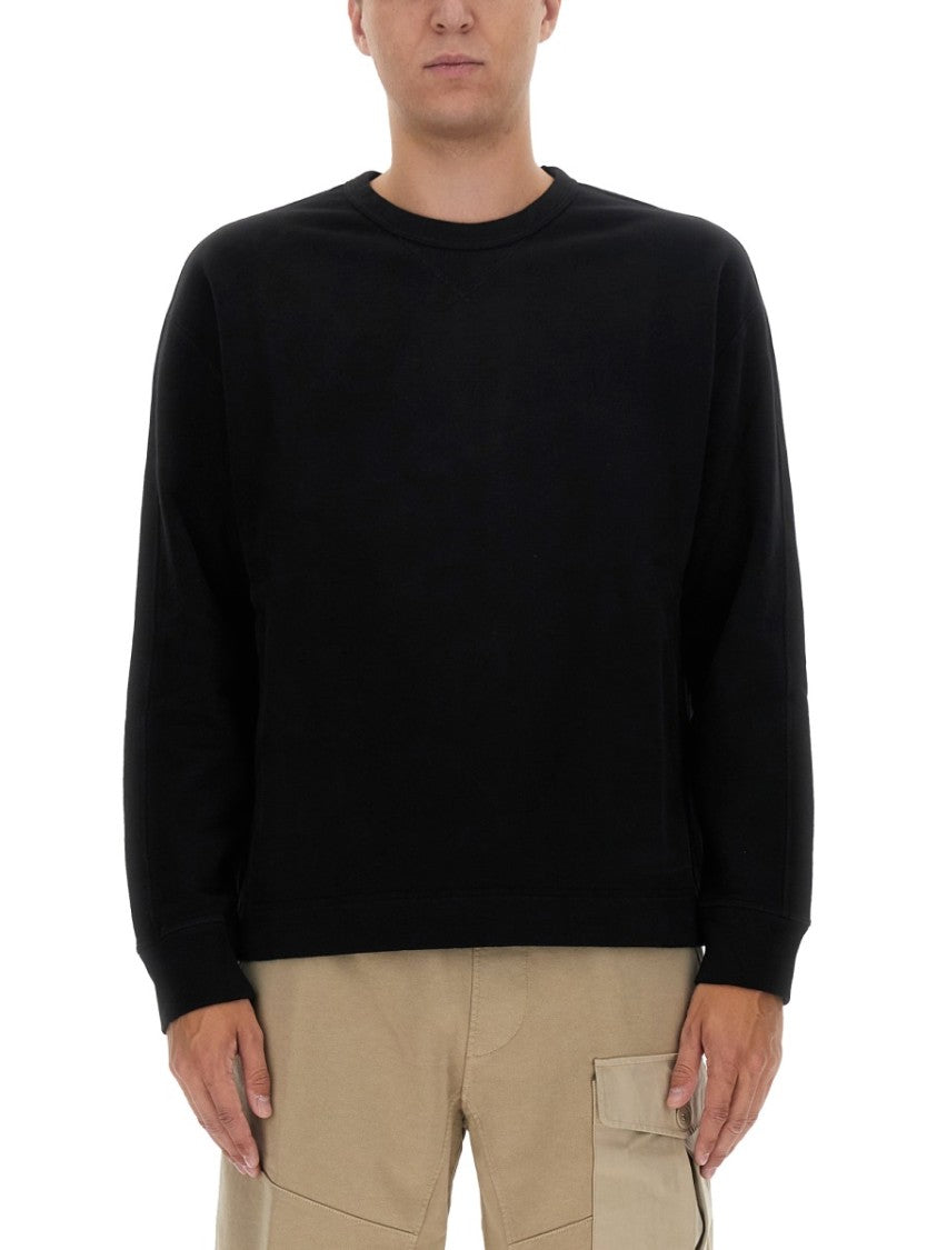 Black Regular Fit Sweatshirt