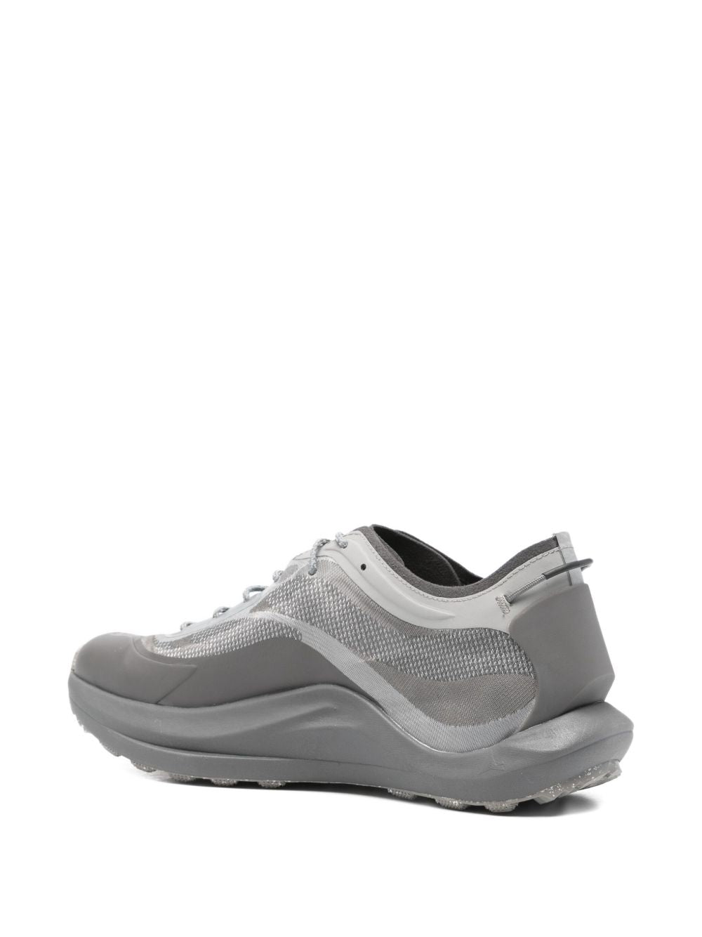 Dove Grey Sneakers With Water-Repellent Nylon