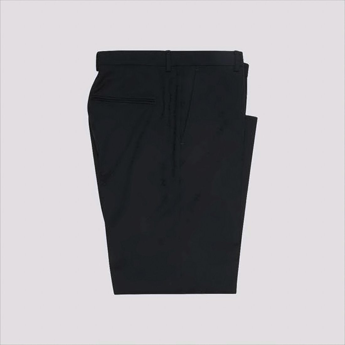 Tailored Black Wool Suit Set
