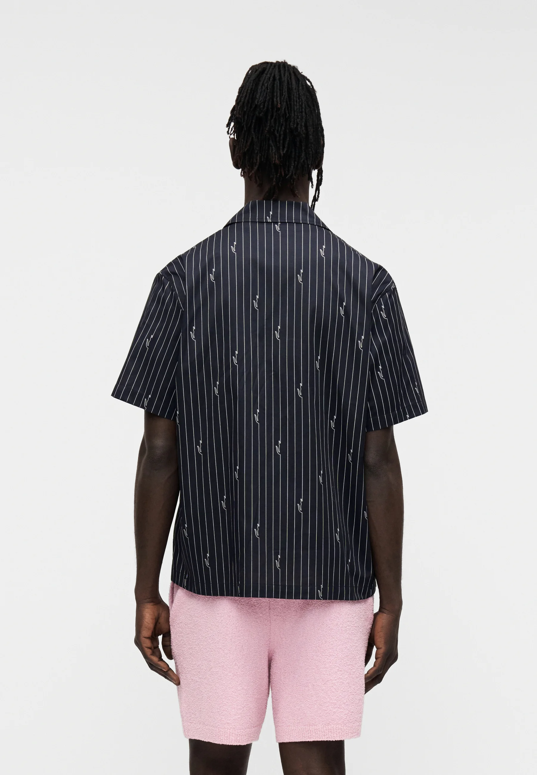 Black Twill Relaxed Cotton Shirt