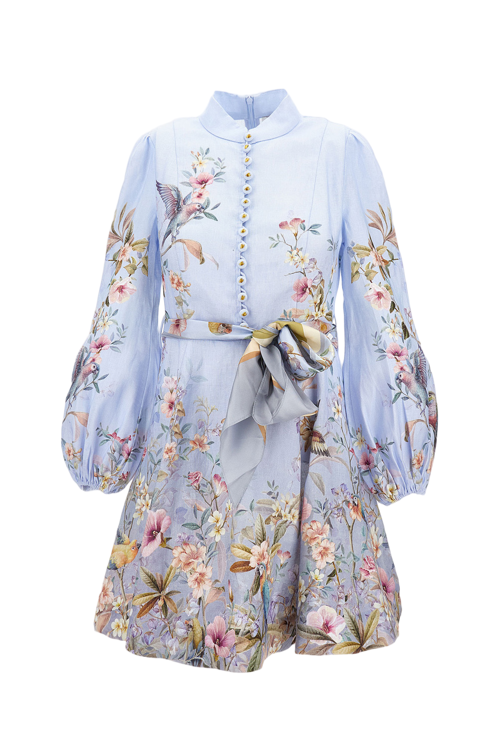 Button Mini Dress