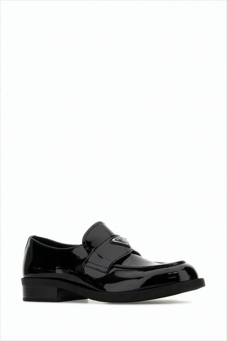 Leather Loafers with Polished Finish