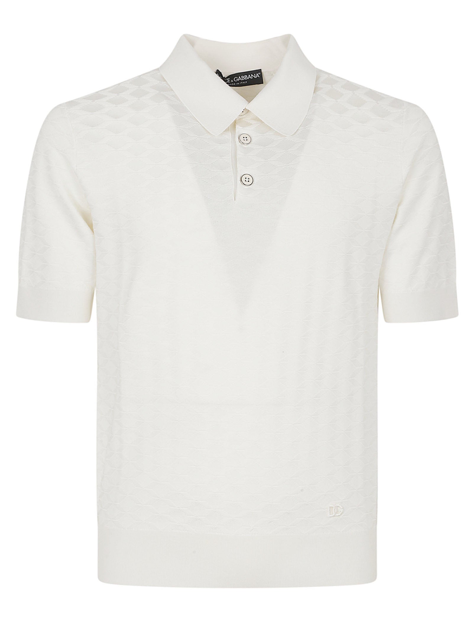 Short-Sleeve Silk Polo Shirt