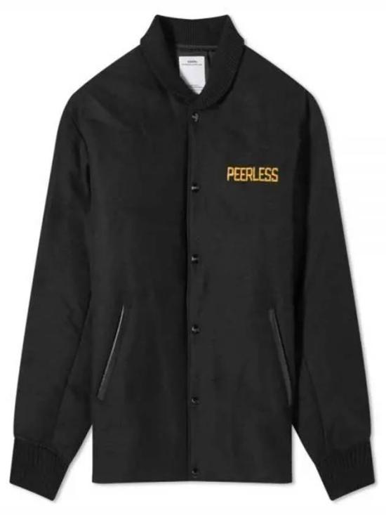 Minimalist Black Jacket with Ribbed Cuffs