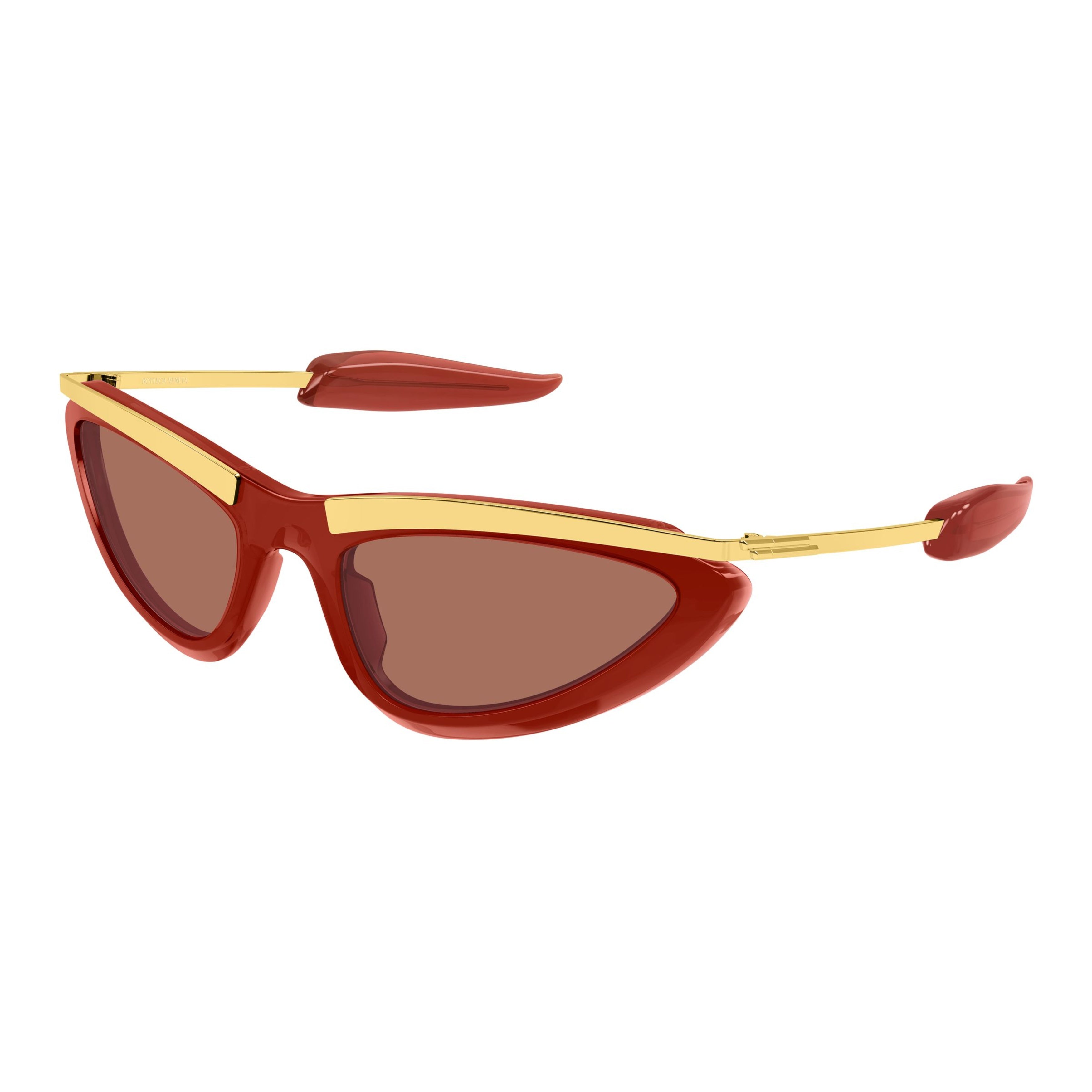 Red Bv1477s Bold Glossy Cat-Eye Sunglasses