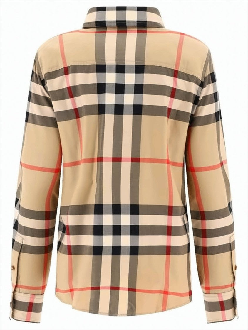 Classic Check Pattern Cotton Shirt