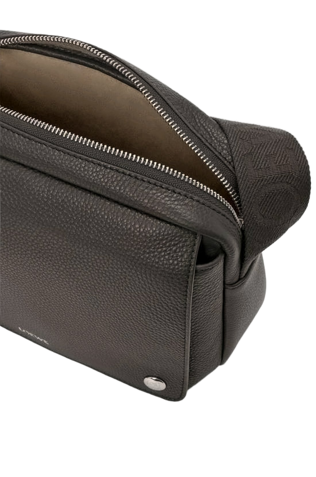 Textured Calf Leather Crossbody Bag