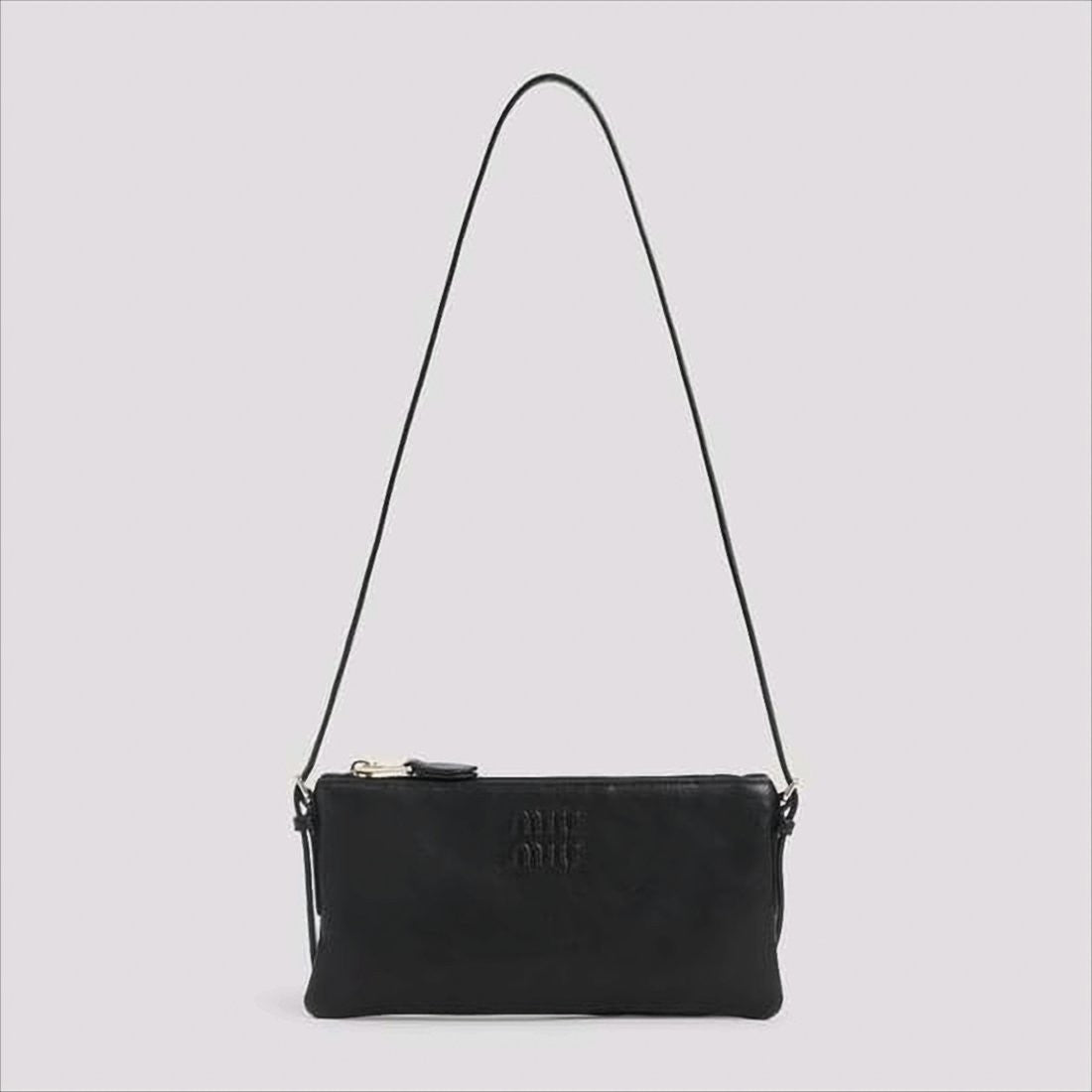 Soft Lambskin Leather Rectangular Crossbody Bag