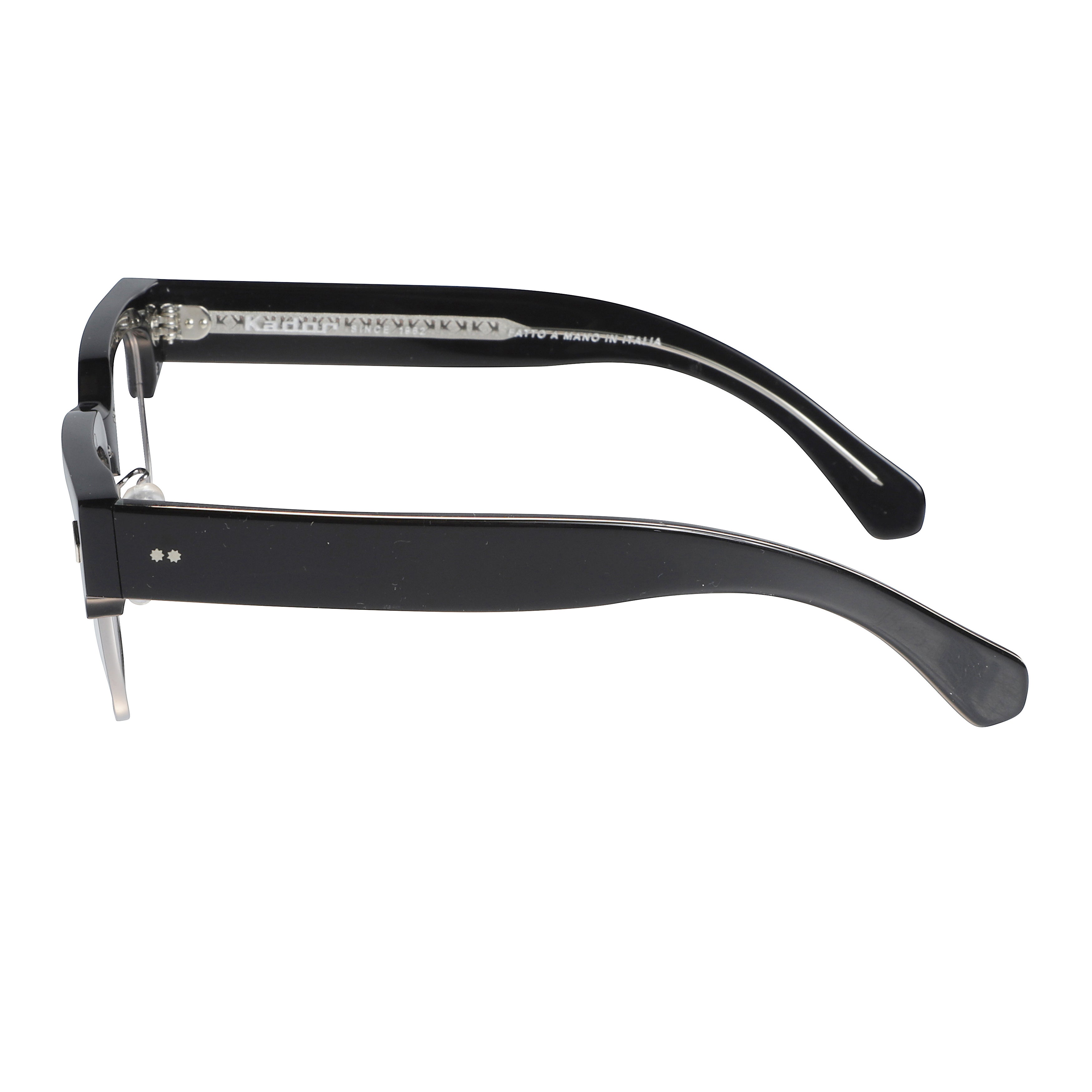 Tobako Cm Half-Rim Eyeglasses with Bold Black Frame