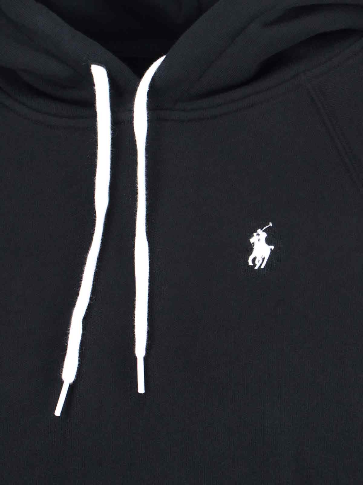 Logo Hoodie Sweatshirt – Black