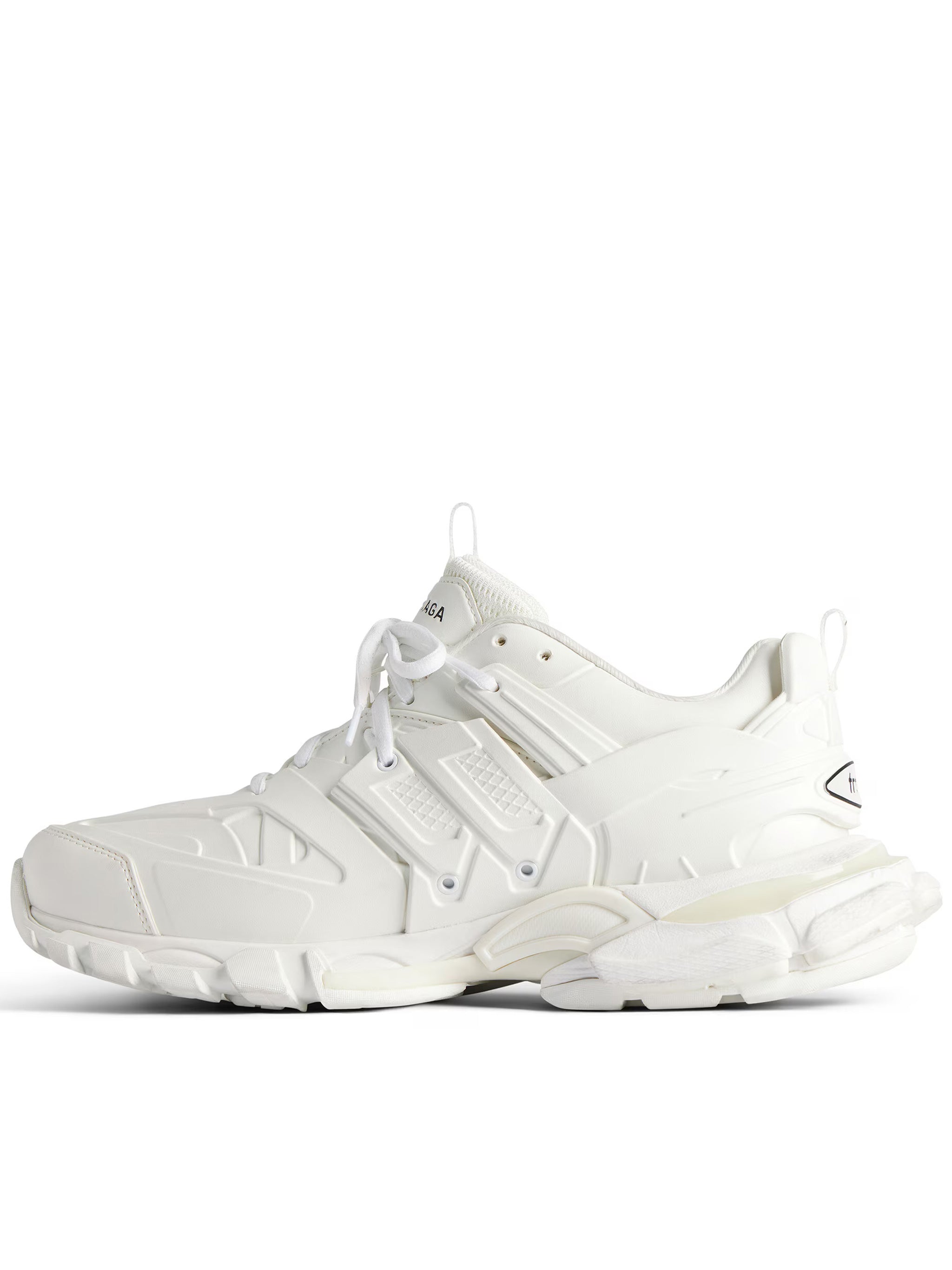 Neutral Track Embossed Chunky Sneakers