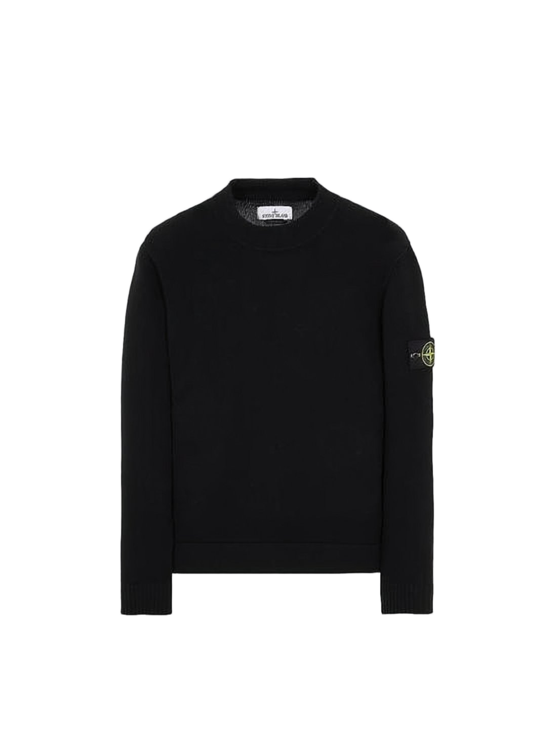 Ribbed Turtleneck In Wool With Iconic Logo