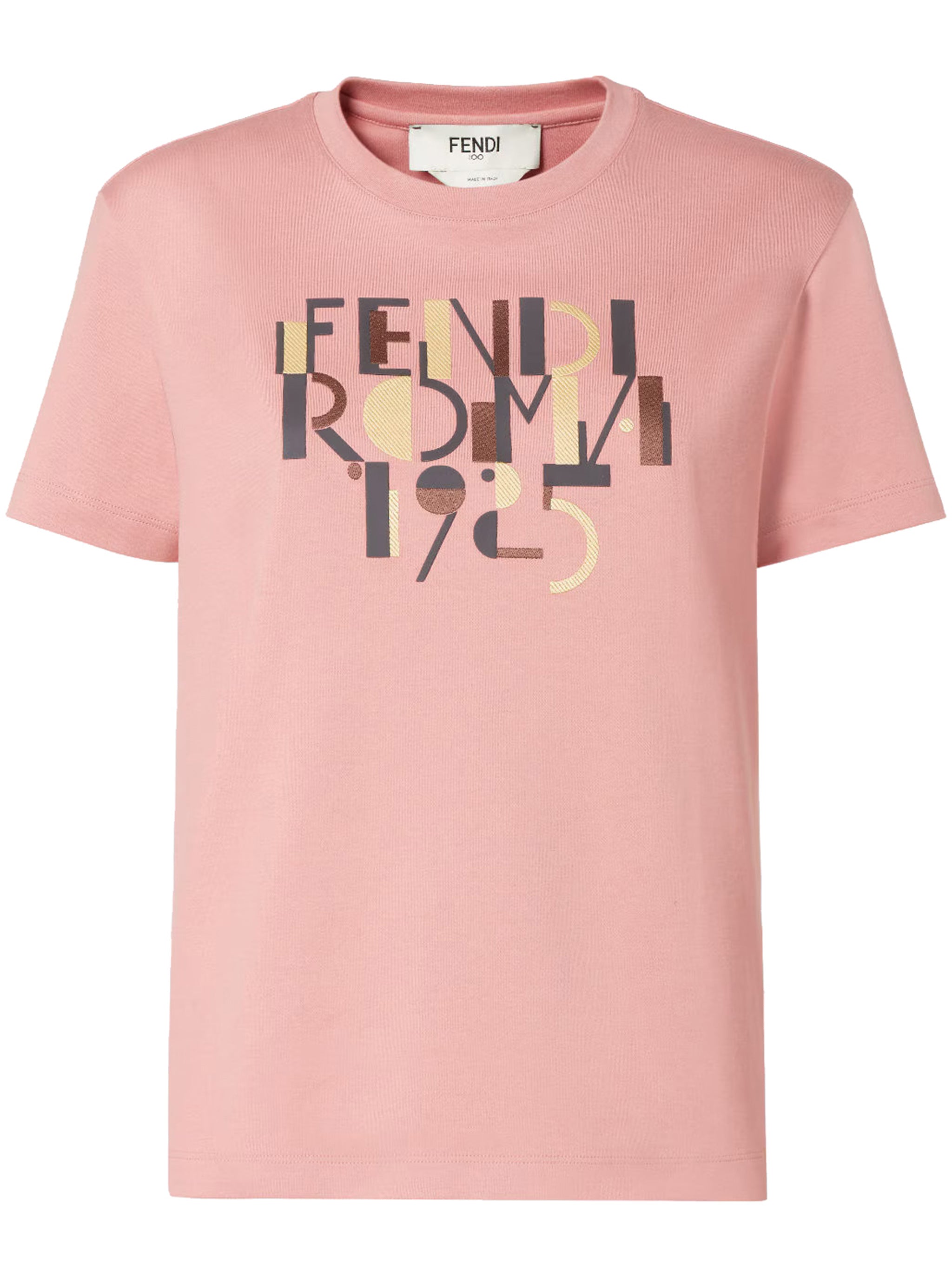 Pink Boxy-fit Bold Graphic Printed T-Shirt