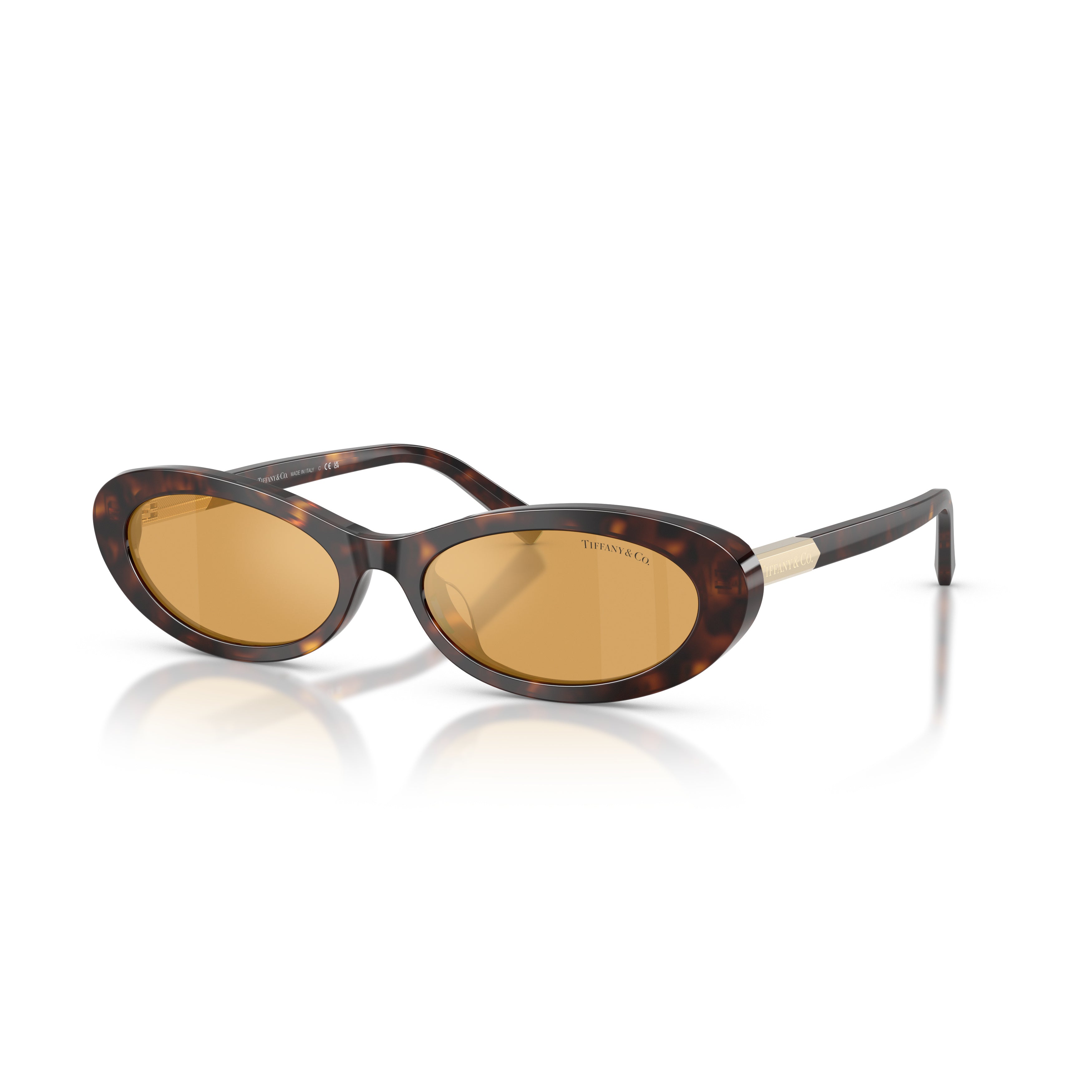 0tf4250 Oval Tortoiseshell Sunglasses