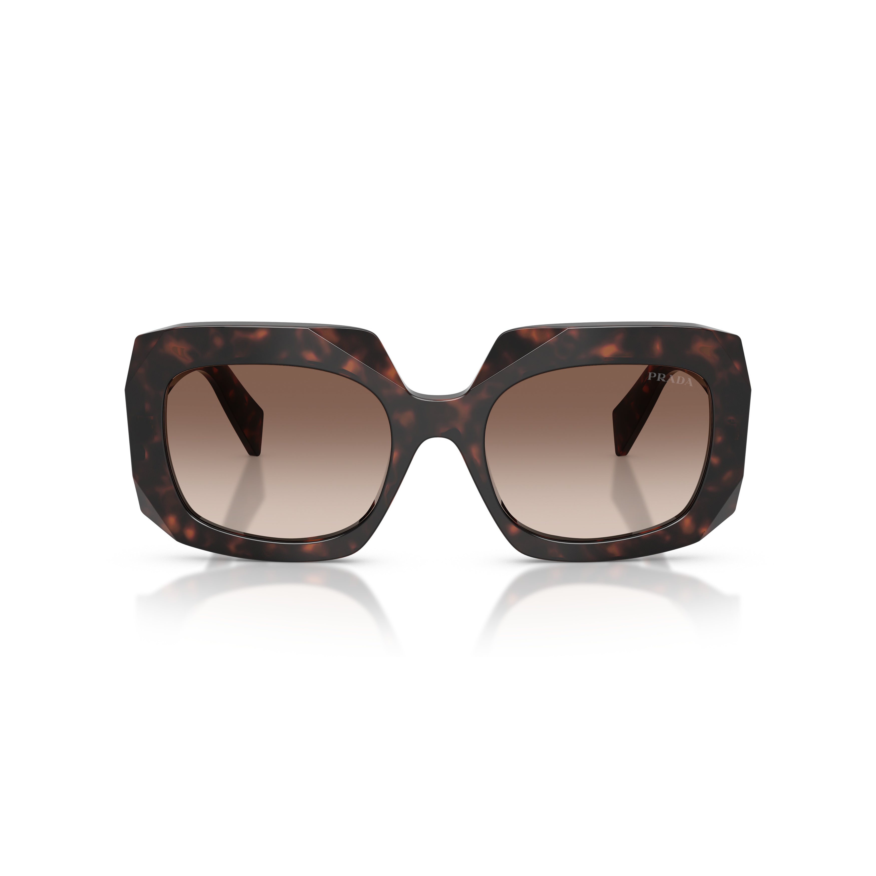 0pr B23s Oversized Square Frame Tortoiseshell Sunglasses