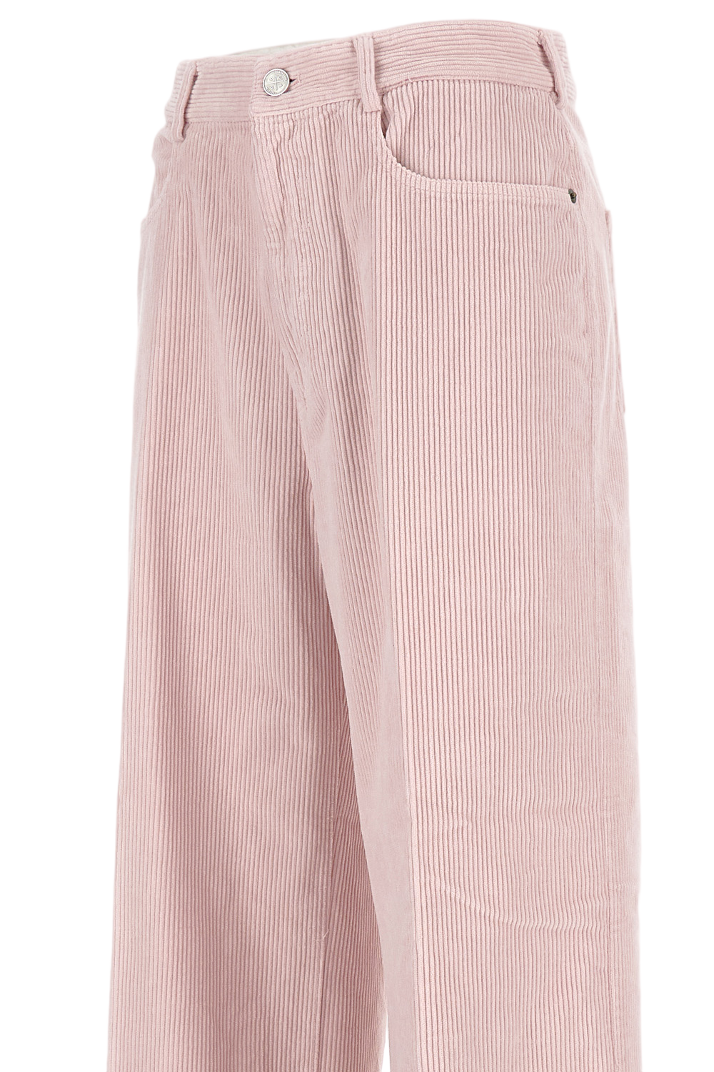 Tailored Straight-Leg Trousers In Pink